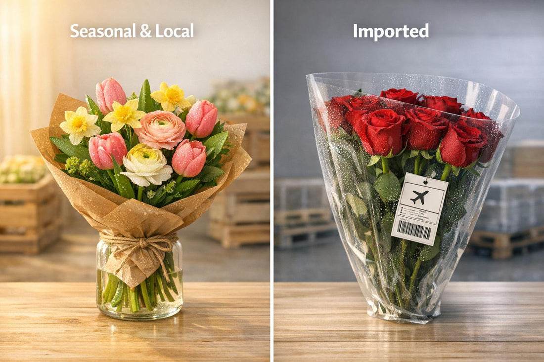 Seasonal Flowers vs. Imported: Which Saves More?