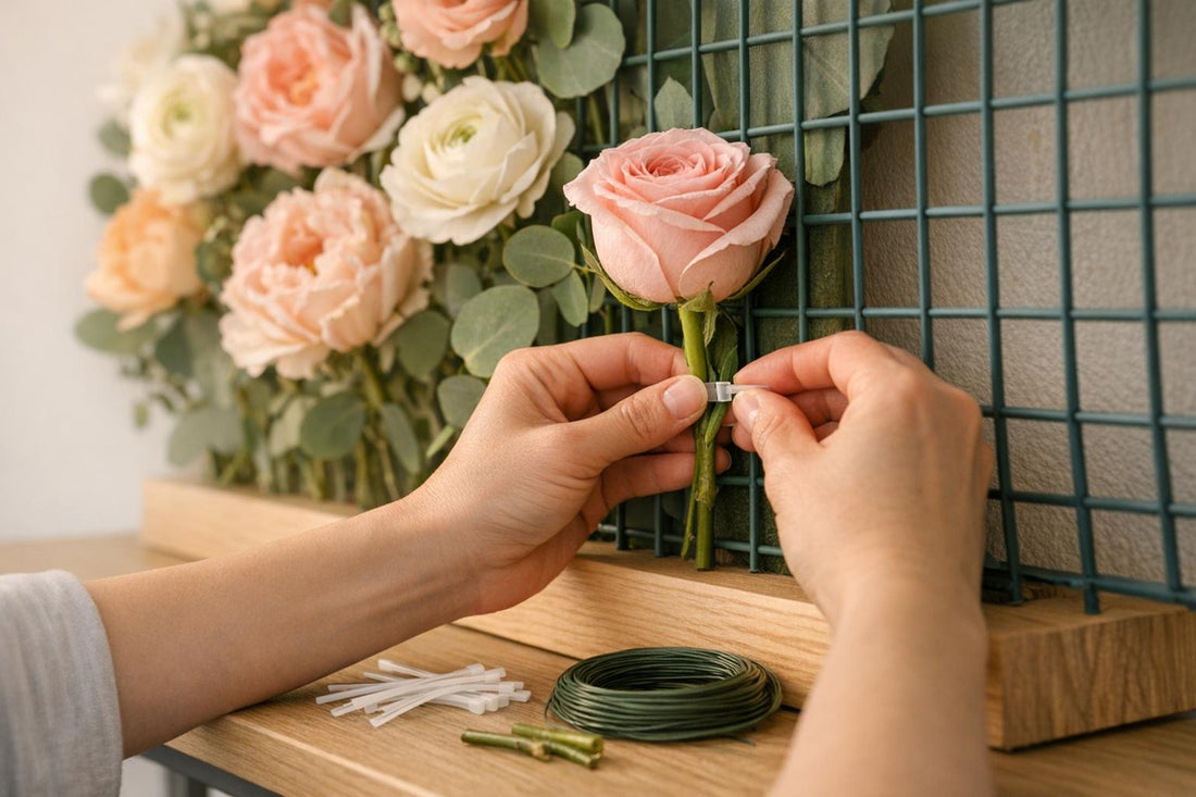 How to Design a Custom Floral Photo Wall