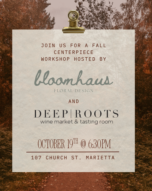 Fall Centerpiece Workshop at Deep Roots Marietta Square 10/19